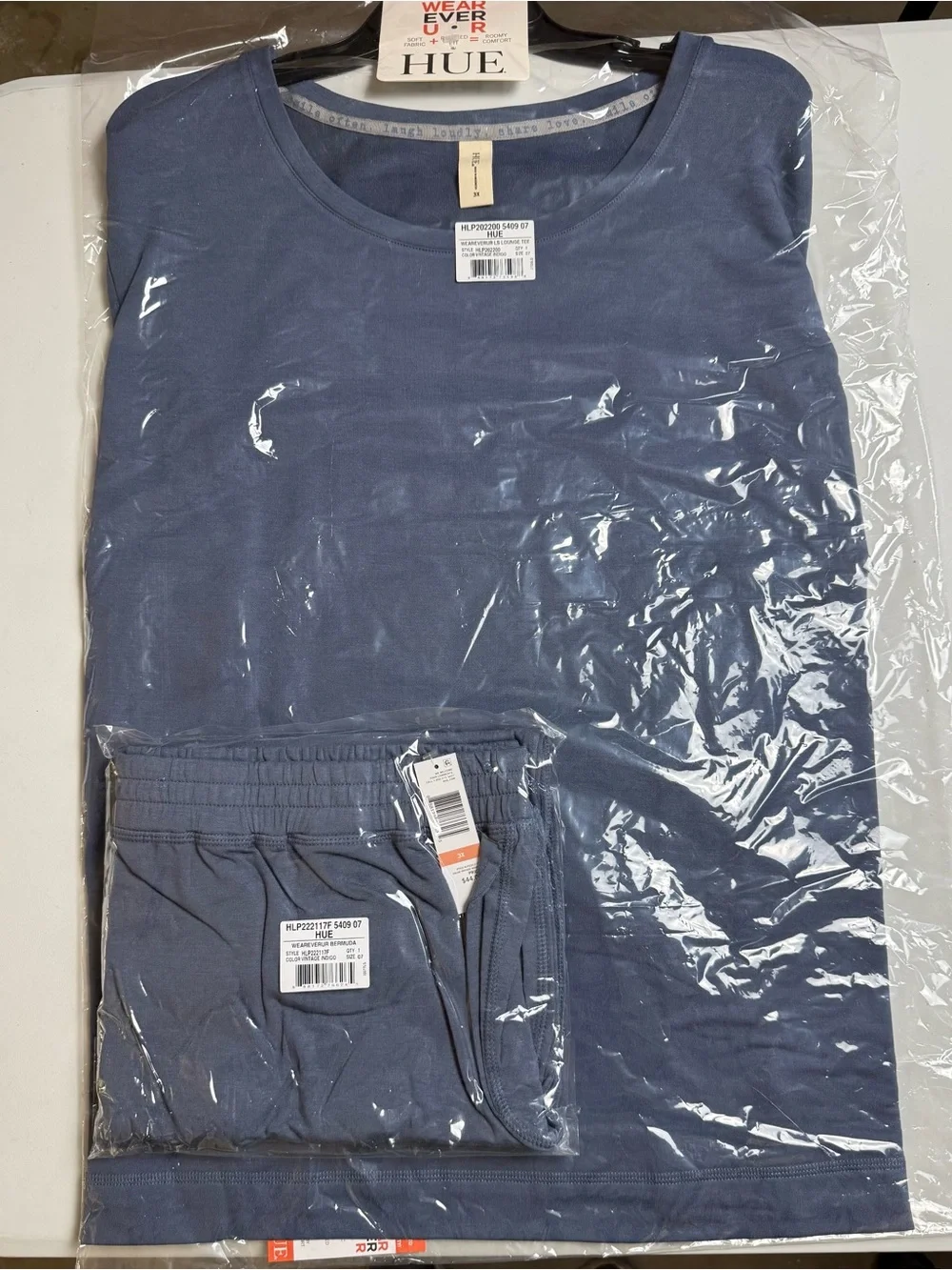 HUE Two-Piece 3XL, Lounge Set in navy Blue